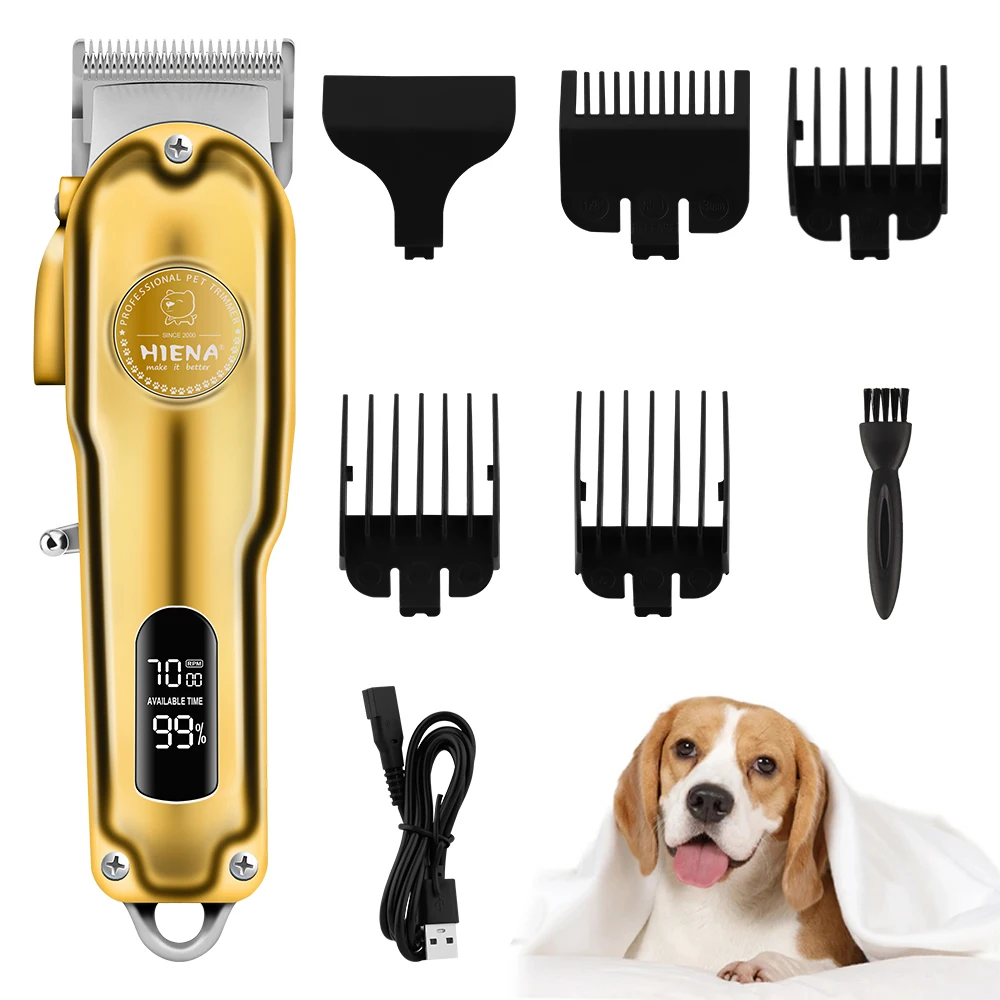 Pet Hair Trimmer Dog Hair Trimmer Dog Clipper Pet Clipper Hair Trimmer Professional Dog All Metal Rechargeable