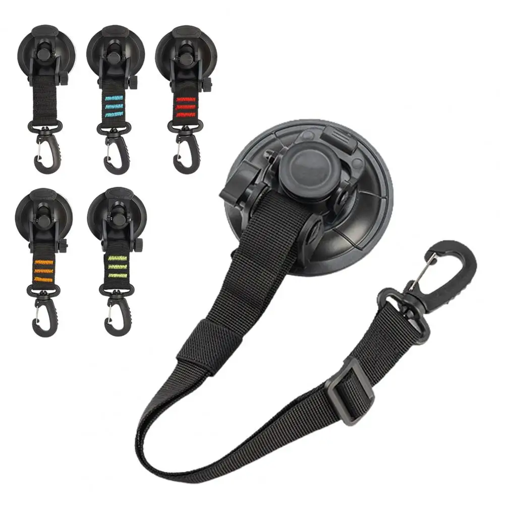 

Heavy Duty Suction Cup Hook Portable Heavy-duty Suction Cup Hook Carabiner for Camping Lightweight Strong Load-bearing Outdoor