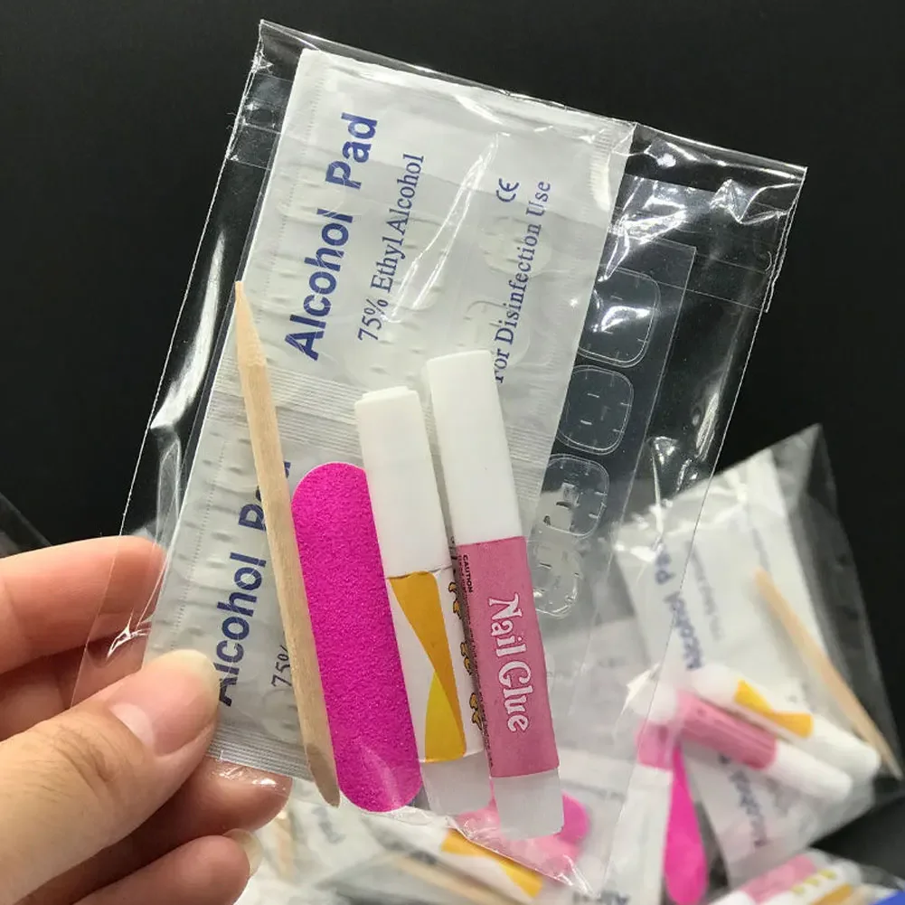 Wearing Armor Material Package Wholesale Tools Jelly Gel Hydrolyzed Gel Agent Cotton Swab Rubbing Stick Nail Art Tools Kit 3