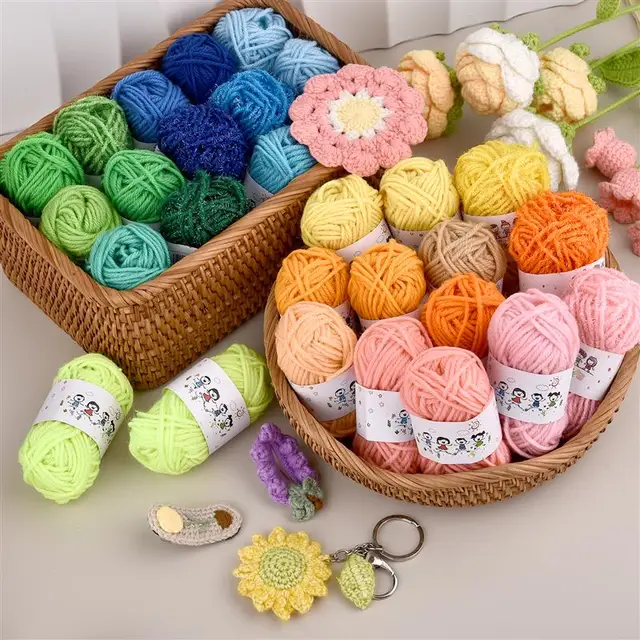 12 pcs/Set Soft Yarn 3