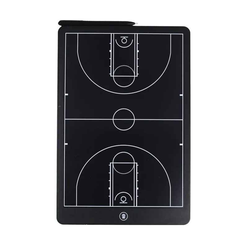 16 Inch Electronic Basketball Coaching Board Digital Strategy Marker Board with Large LCD Screen and Stylus Pen Sports Training