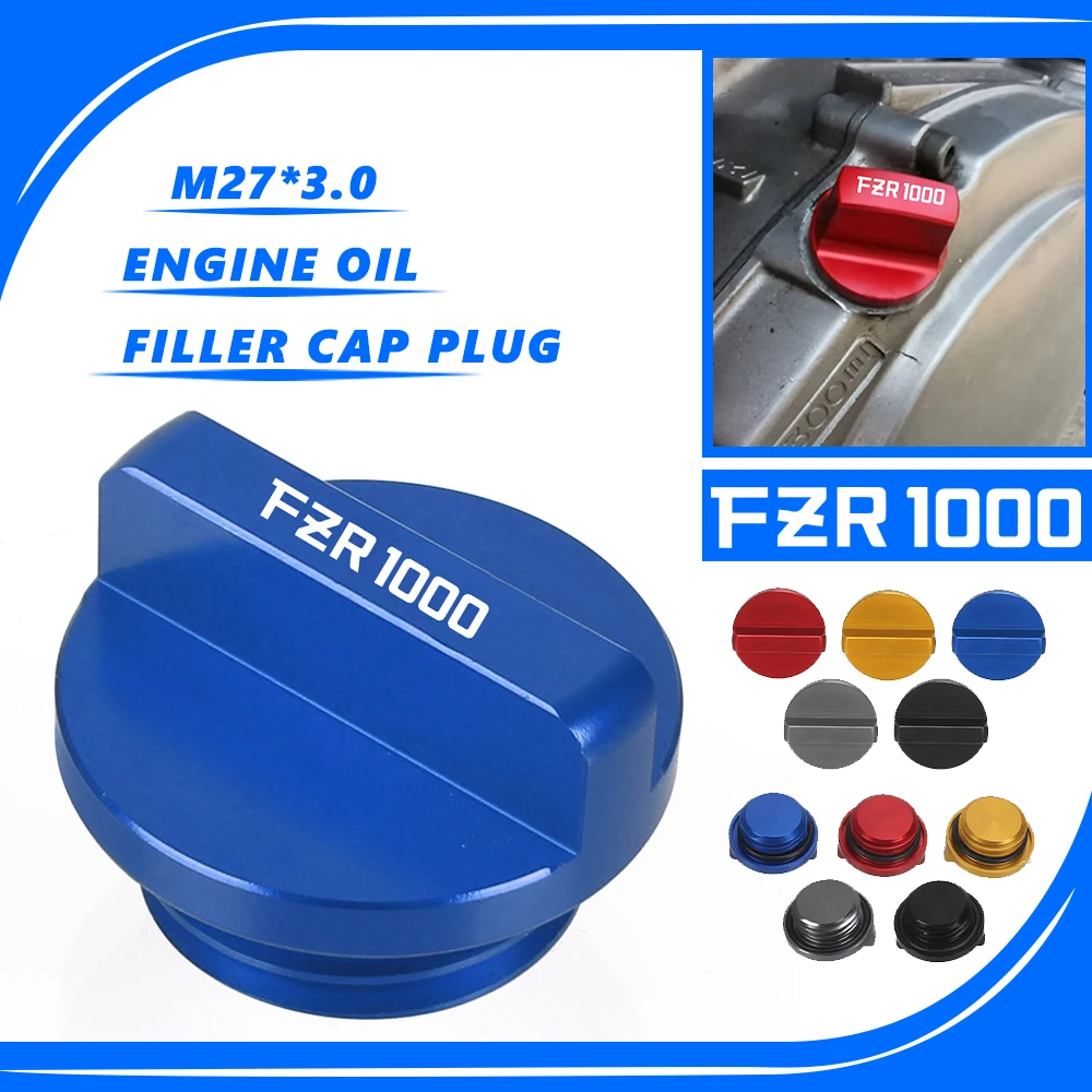 

FOR YAMAHA FZR1000 FZR 1000 1989-1990-1991-1992-1993-1994-1995 fzr1000 fzr Motorcycles CNC M27*3.0 Engine Oil Filler Cap Plug