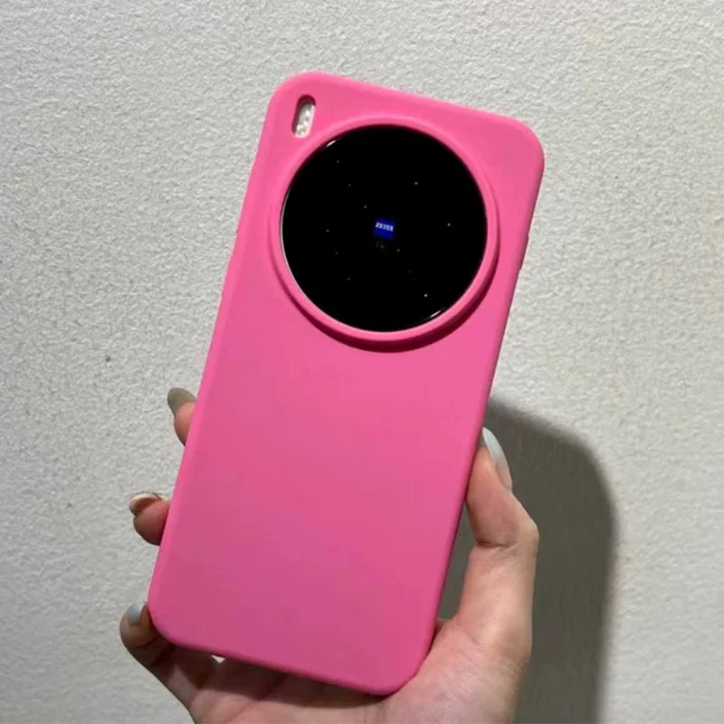 Luxury Soft Liquid Silicone Shockproof Phone Case - Colorful, Smooth Finish