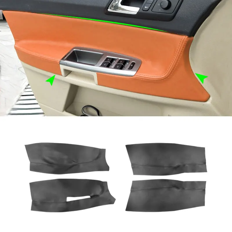 Мягкая кожаная накладка на дверь для VW POLO Hatchback 2004 2005 2006 2007 2008 2009 2010 2011