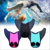 Fashionable Mermaid Flippers Creative Snorkeling One-Piece Frog Shoes Adult & Children'S Swimming Water Sports Equipment 1
