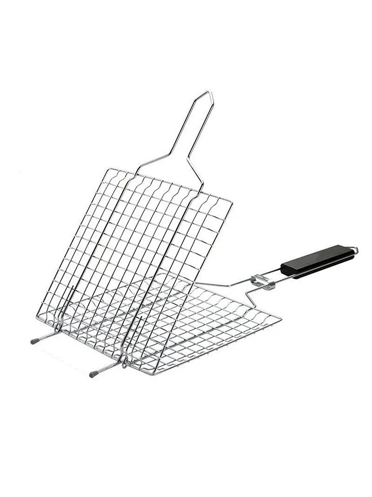 

Stainless Steel BBQ Grill Basket Grilling Tool for Fish Vegetable