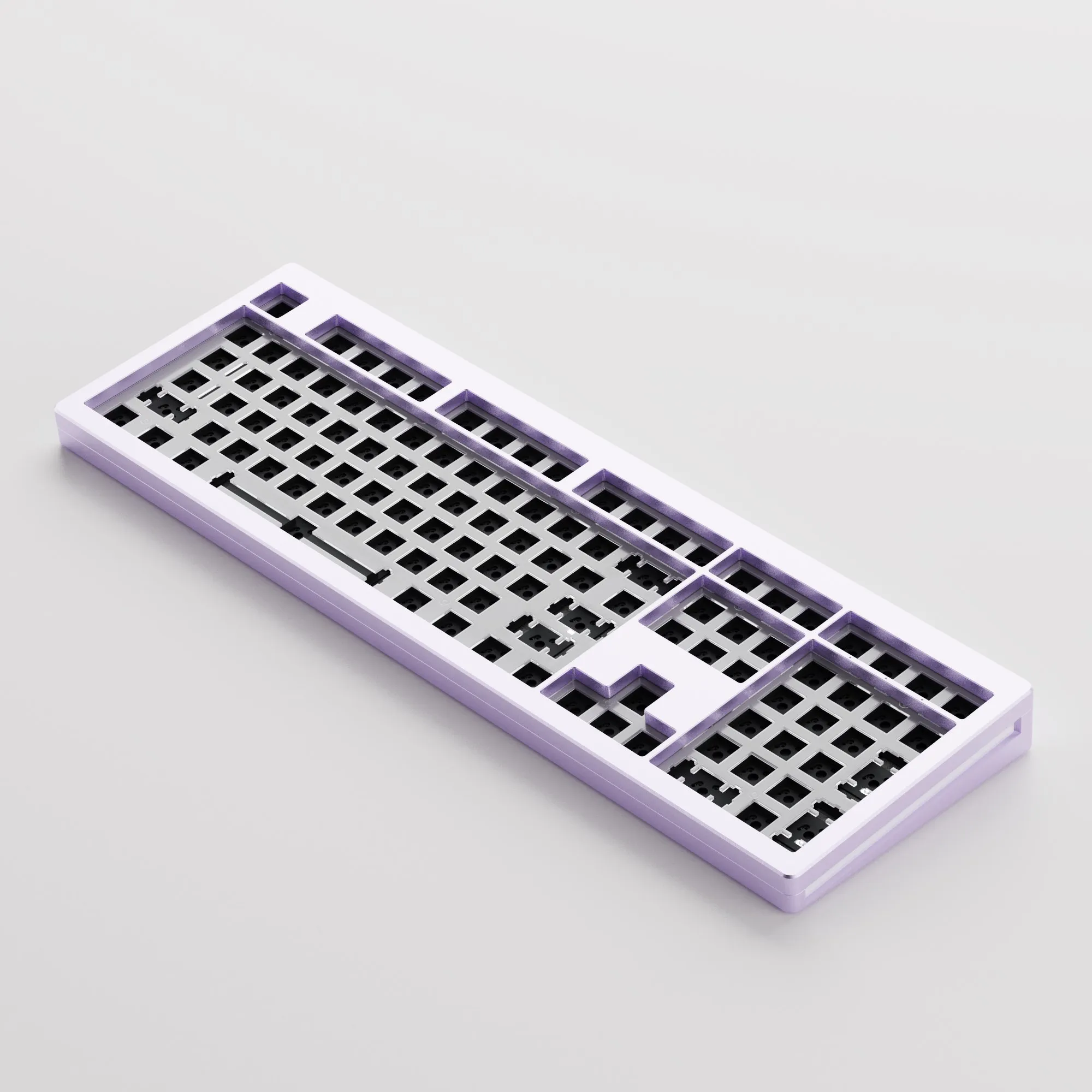 Akko MONSGEEK M5 DIY 키트 풀 사이즈 RGB 핫 스왑 남향 베어본 기계식 CNC 알루미늄 키보드 키트 VIA/QMK 가스켓 마운트
