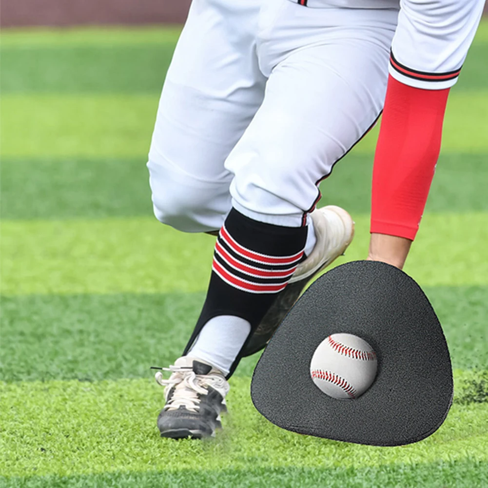 Baseball Pancake Gloves Foam Fielding Trainer Flat Foam Infield Training Glove Baseball Fielding Gloves for Softball