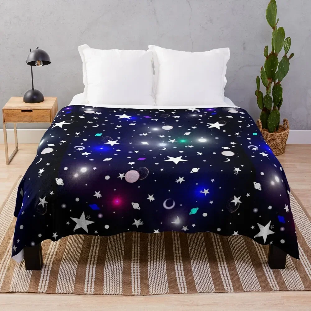 

Stargazing Throw Blanket Sofas Fluffy Shaggy Hairy for sofa Blankets