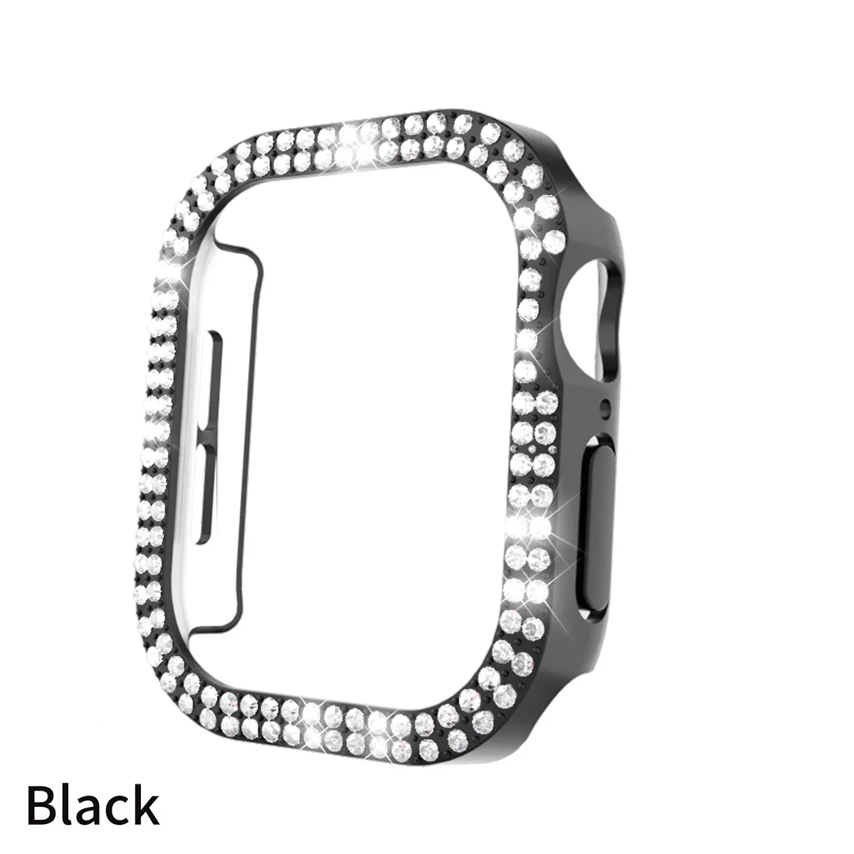 Bling Double Diamond Crystal Protective Bumper Case