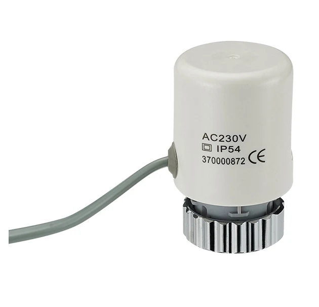 Attuatore Termico Elettrico 24V/230V NC – Per Valvola Termostatica Riscaldamento A Pavimento, M28x1.5, Corsa 3 Mm