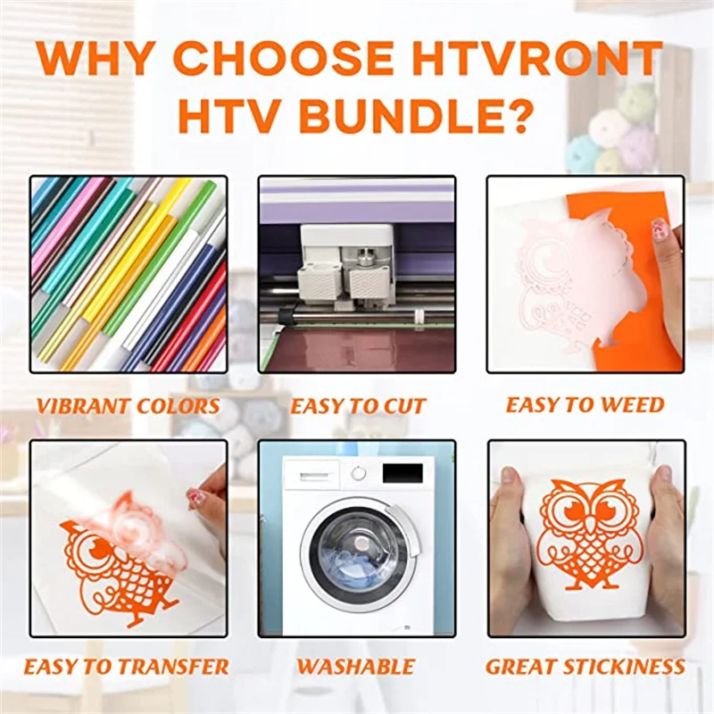 SAVE $90+ ON VINYL  HTV RONT VS CRICUT 