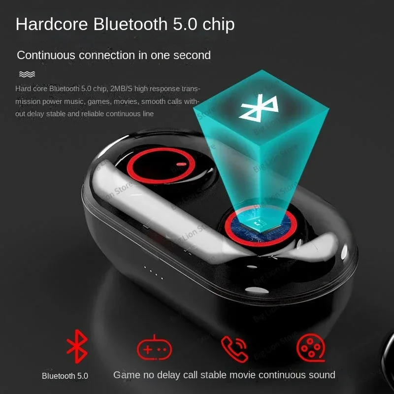 TWS Earphone Bluetooth Wireless Headphones Stereo Earphones 5.3 Wireless Headphone With Microphone For All SmartPhones 3