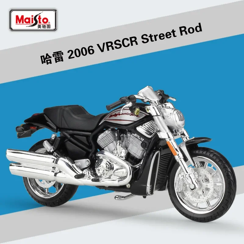 

Модель мотоцикла Maisto 1:18 Harley 2006 VRSCR стрит-род из сплава B435