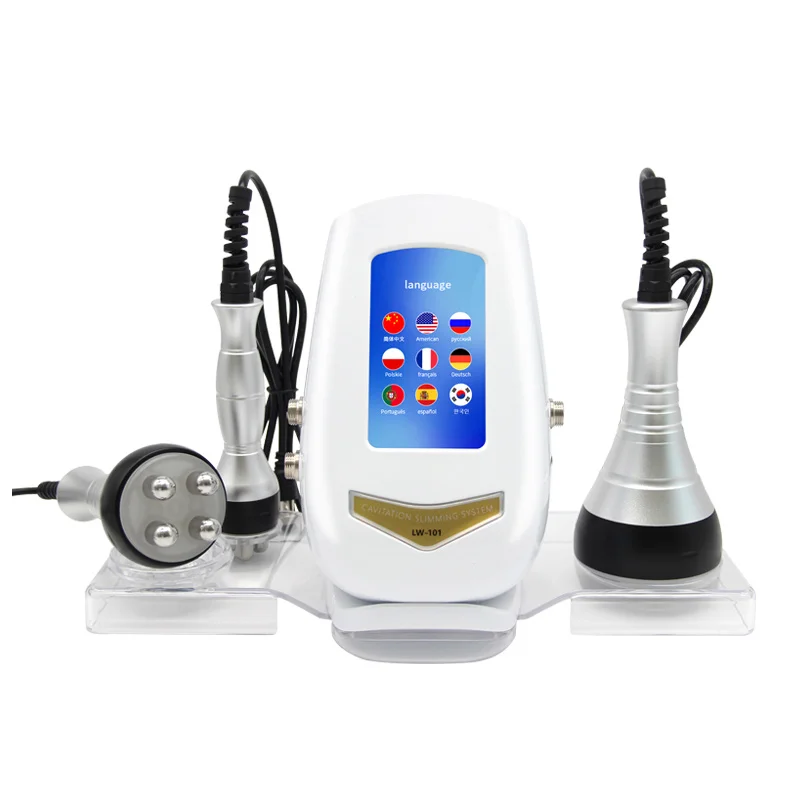 Accesorios para Equipos de Belleza, Cavitación Ultrasónica, Radiofrecuencia, Equipo de Belleza Tres en Uno 40K/80K, Sopo