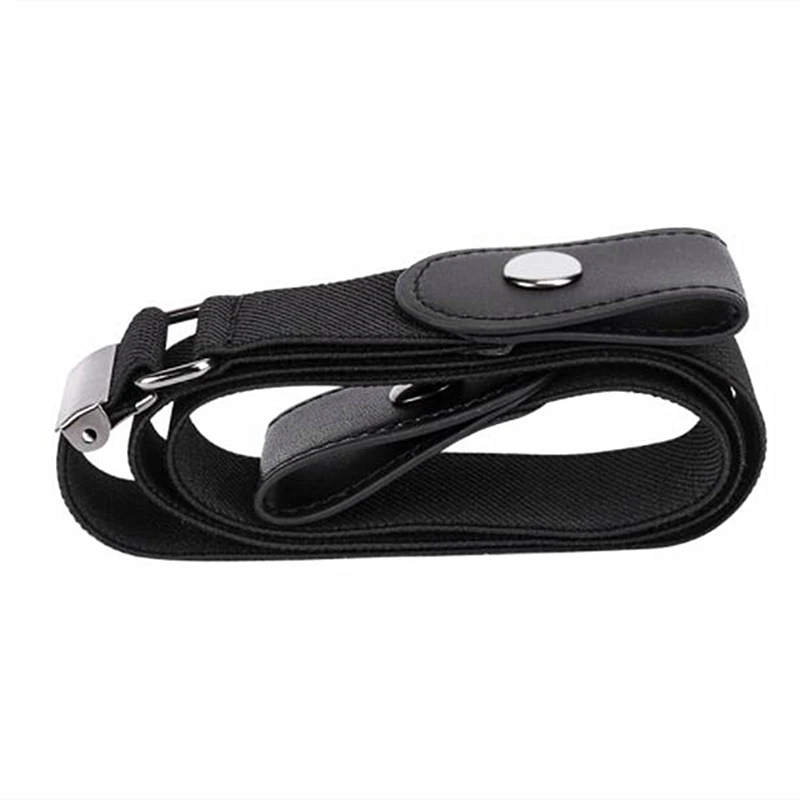 Buckle-Free Belt Jean Pants Dresses No Buckle Stretch Elastic Waist Belt Women/Men No Bulge Hassle Generalsize Waist waist belt jeans belts toothless automatic buckle belt