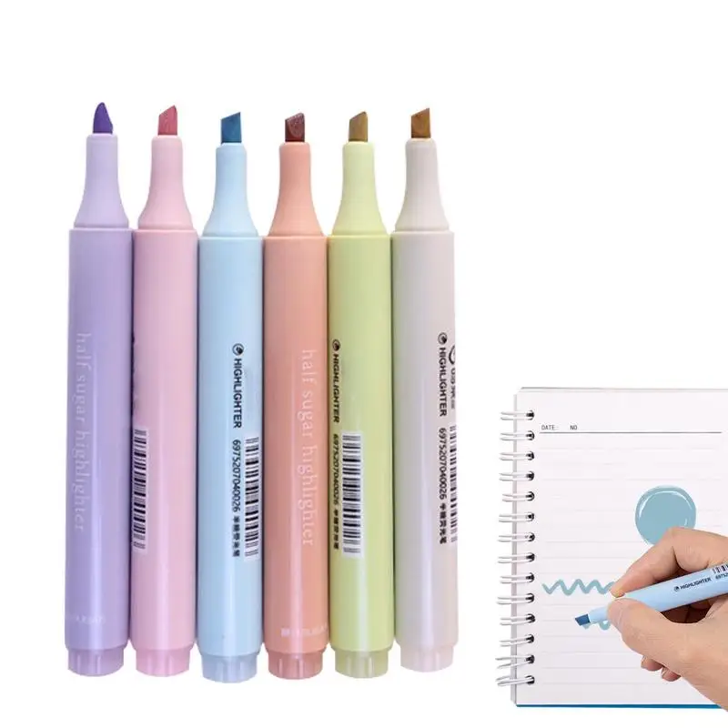 

Colored Chalk Pen Cute Highlighters With Mild Assorted Color Soft Color Quick Drying Marker Pen For School Teacher Classroom And