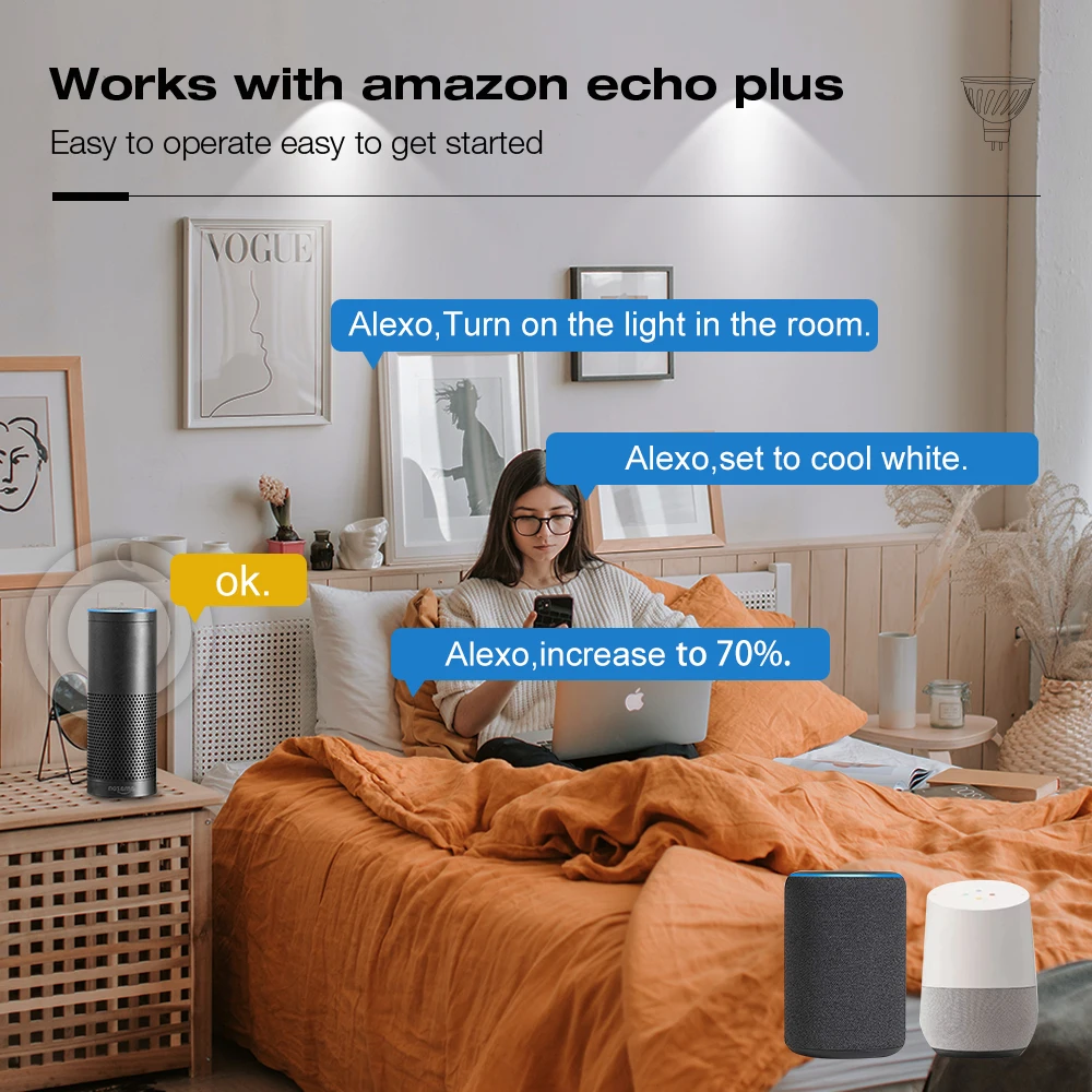 Gledopto Zigbee 3.0 LED Spotlight 5W MR16 Pro RGB+CCT 400~500LM AC/DC12~24V Work With Tuya APP Alexa Conbee RF Remote Control 4
