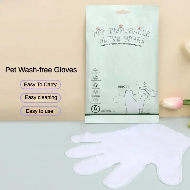 Pet Washing Gloves Non Woven Fabric Disposable