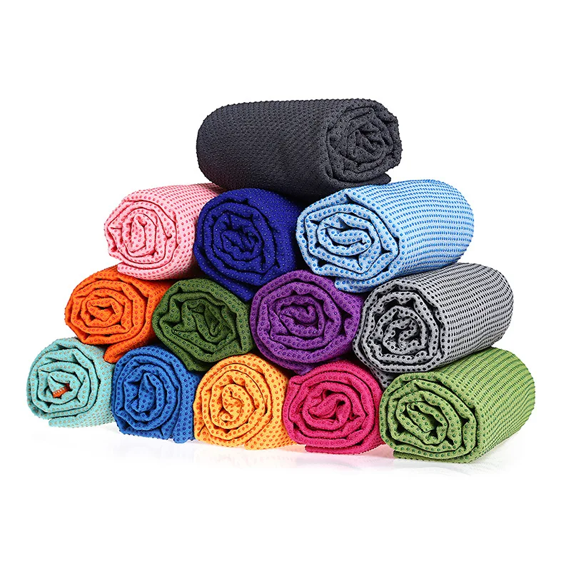 YogaBlanketsNonSlipYogaMatCoverTowelBlanketSportsTravelFoldableFitnessExercise