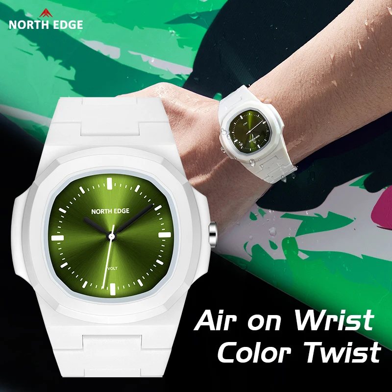 NORTH EDGE VOLT Fashion Digital Sports Watch - Waterproof Square Design