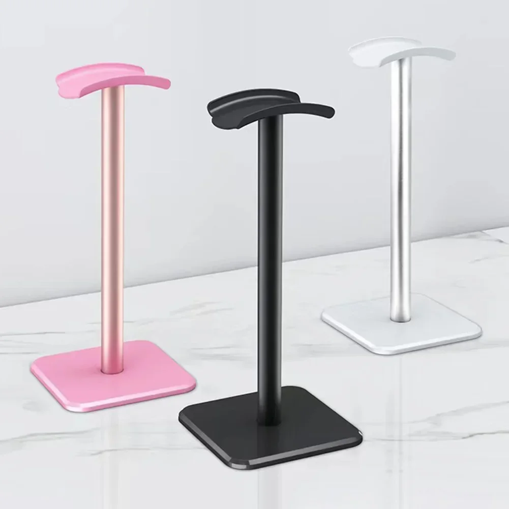Aluminium Alloy Headphone Rack Space Saving Headset Support Stand Desktop Display Vertical Bracket Hanger