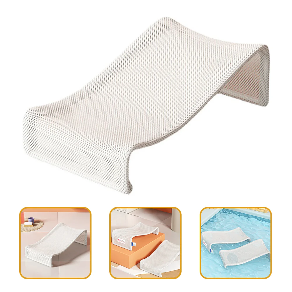 Seat Baby Bath Net Child Bathtub for Newborn Portable Kids Carbon Steel Toddler Pad