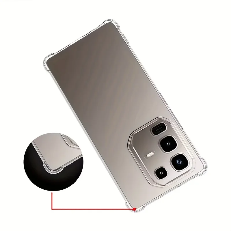 Crystal Clear Soft Silicone Back Cover - Transparent Phone Case