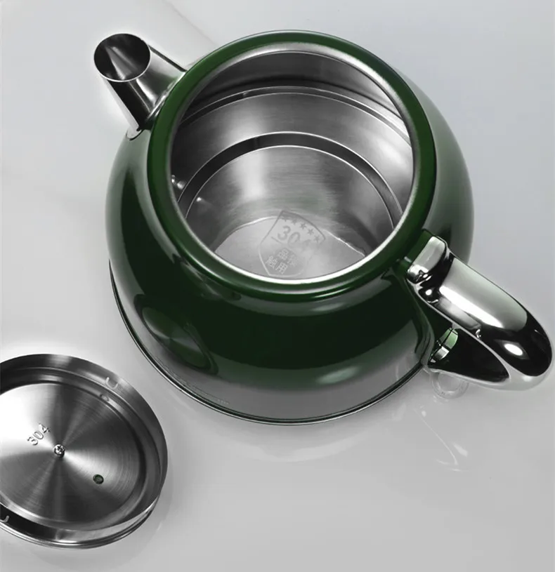 220V Electric Kettle 1.5L Water Boiling Pot Machine Home Appliance Automatic Fast Boiling Kettle Stainless Steel Inner 2