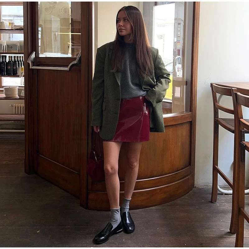 Elegant Coat Pant Sets Woman Fashion Lapel Long Sleeve Single Breasted Blazer Wide Leg Pants 2 Piece Set For Women Loose Outfits