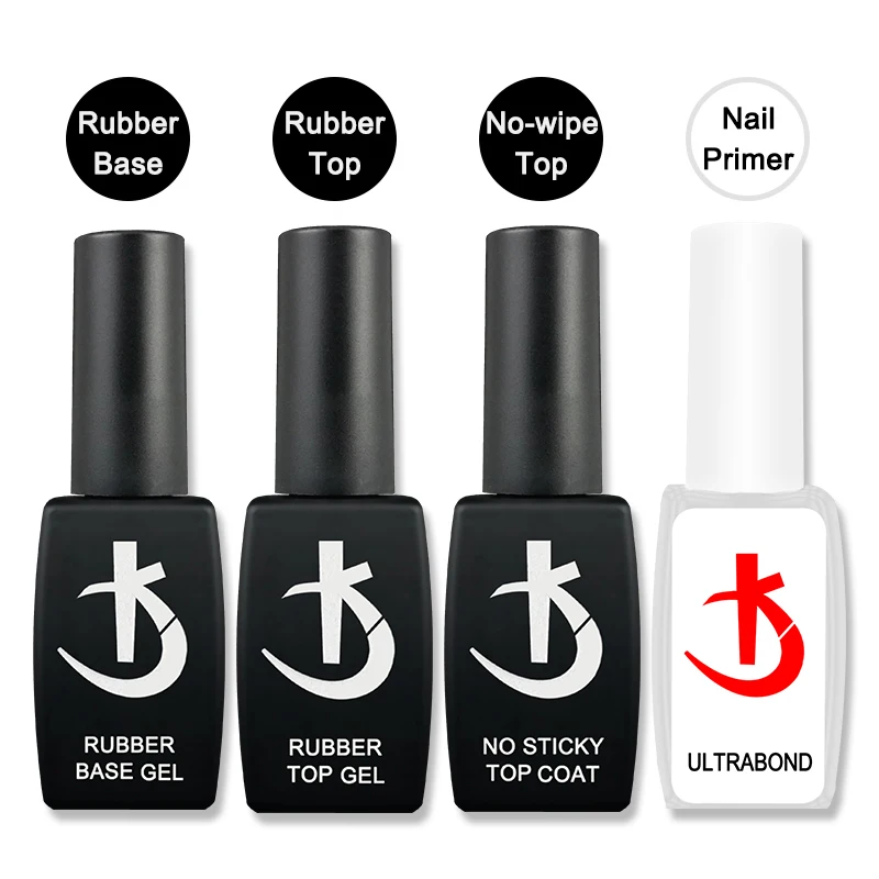 KODI JYJ Base and Top Coat for Gel Polish Acid free Primer Varnish Hybrid Semi Permanent Lot Matte Top Nails Thick Rubber Base 5
