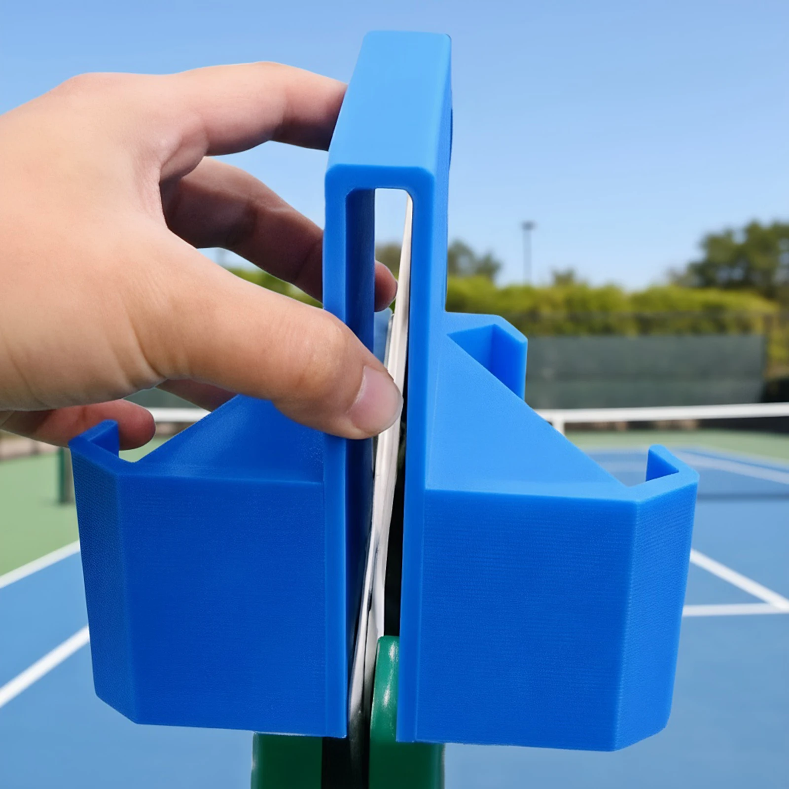 테니스 및 피클볼 훈련용 스마트폰 펜스 마운트 3D 프린팅 테니스 카메라 마운트 및 클립형 범용 휴대폰/액션캠 마운트