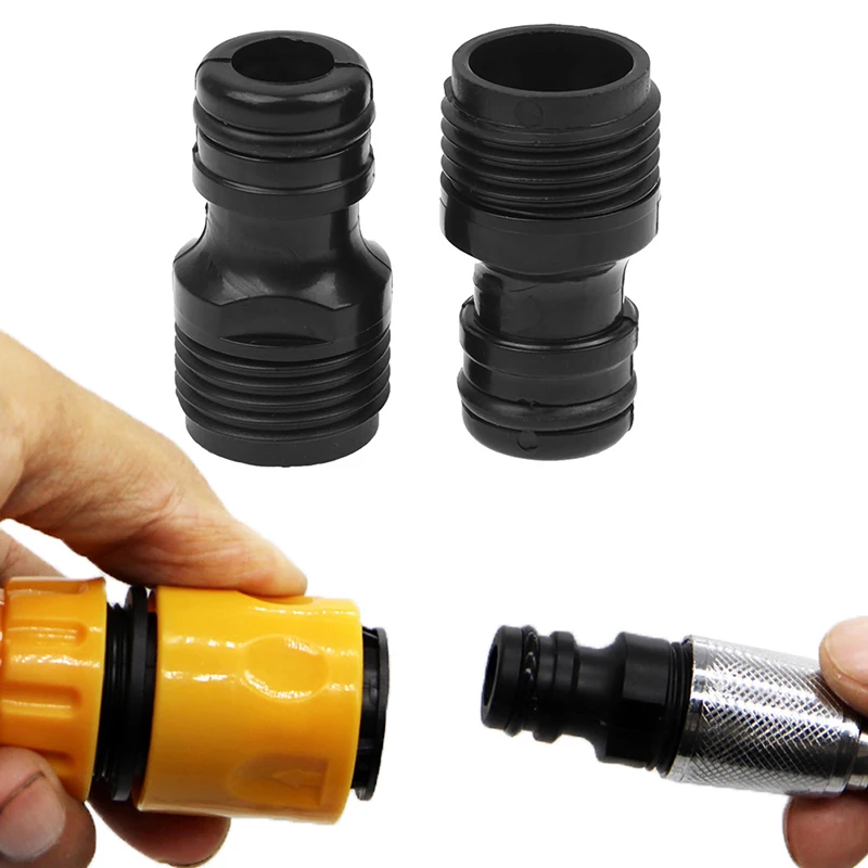 2PC 1/2" BSP Threaded Tap Adaptor Garden Water Hose Quick Pipe Connector Fitting Garden Irrigation System Parts