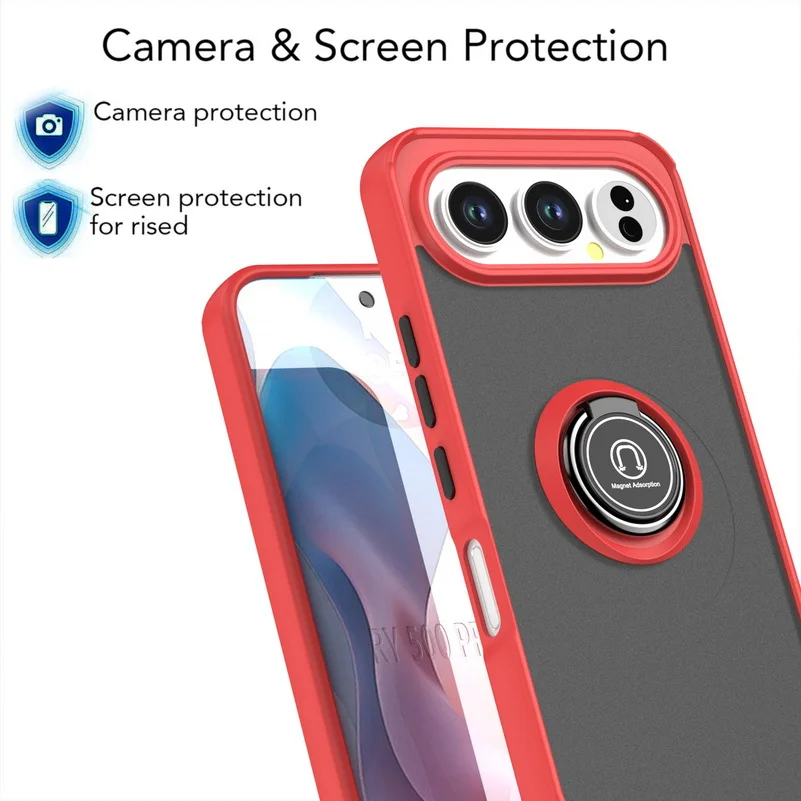 Rotatable Bracket Case with Finger Ring Car Holder Cover