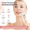 Electric Body Hair Remover Hair Epilator Women Cotton Thread Leg Arm Facial Shaver Razor Defeatherer Cotton Thread Depilator 4