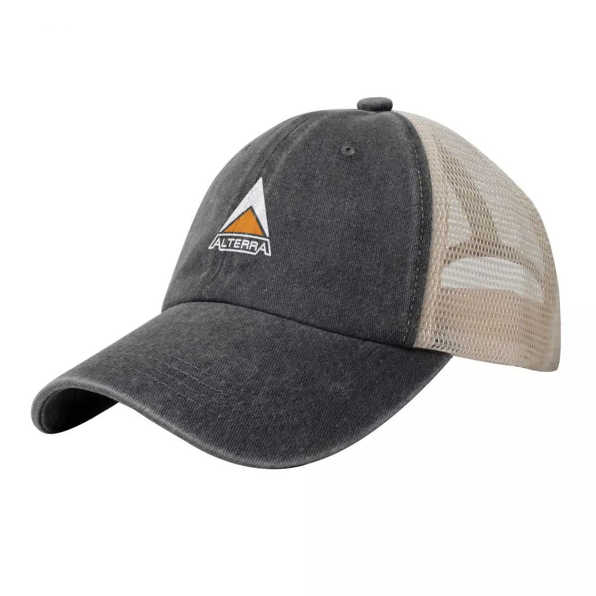 

Alterra logo essential t shirt Cowboy Mesh Baseball Cap foam party Hat funny hat Rave fishing hat Caps For Women Men's