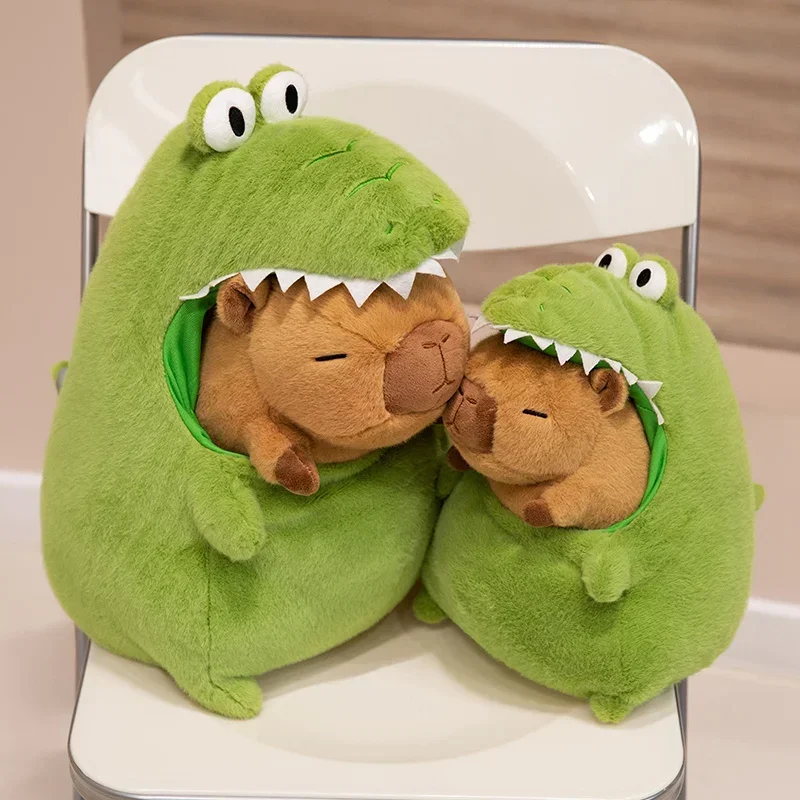 Kawaii Capybara Crocodile Plush (40cm) - Special Edition