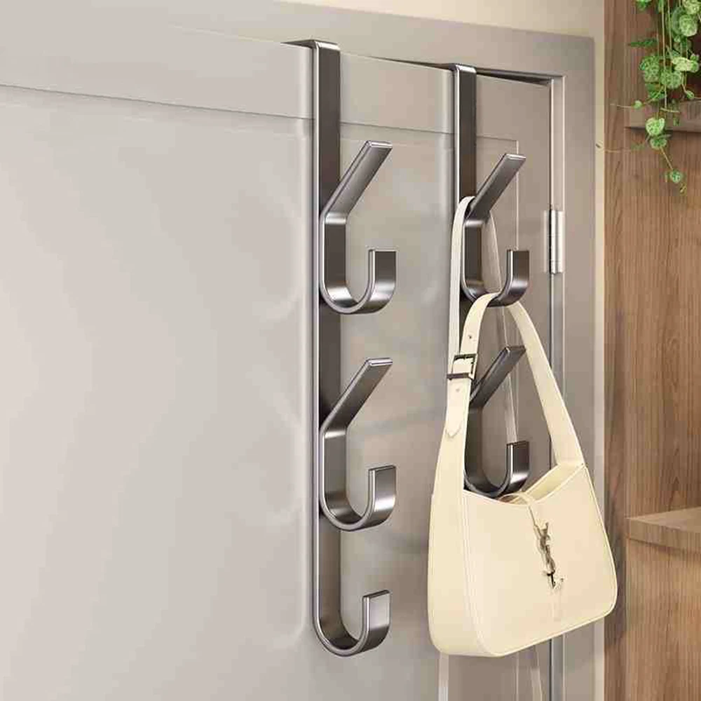 Door Hook Strong Metal Coat Rack Suitable for Clothes Hats and Bags Space Saving Design Suitable for Bedroom