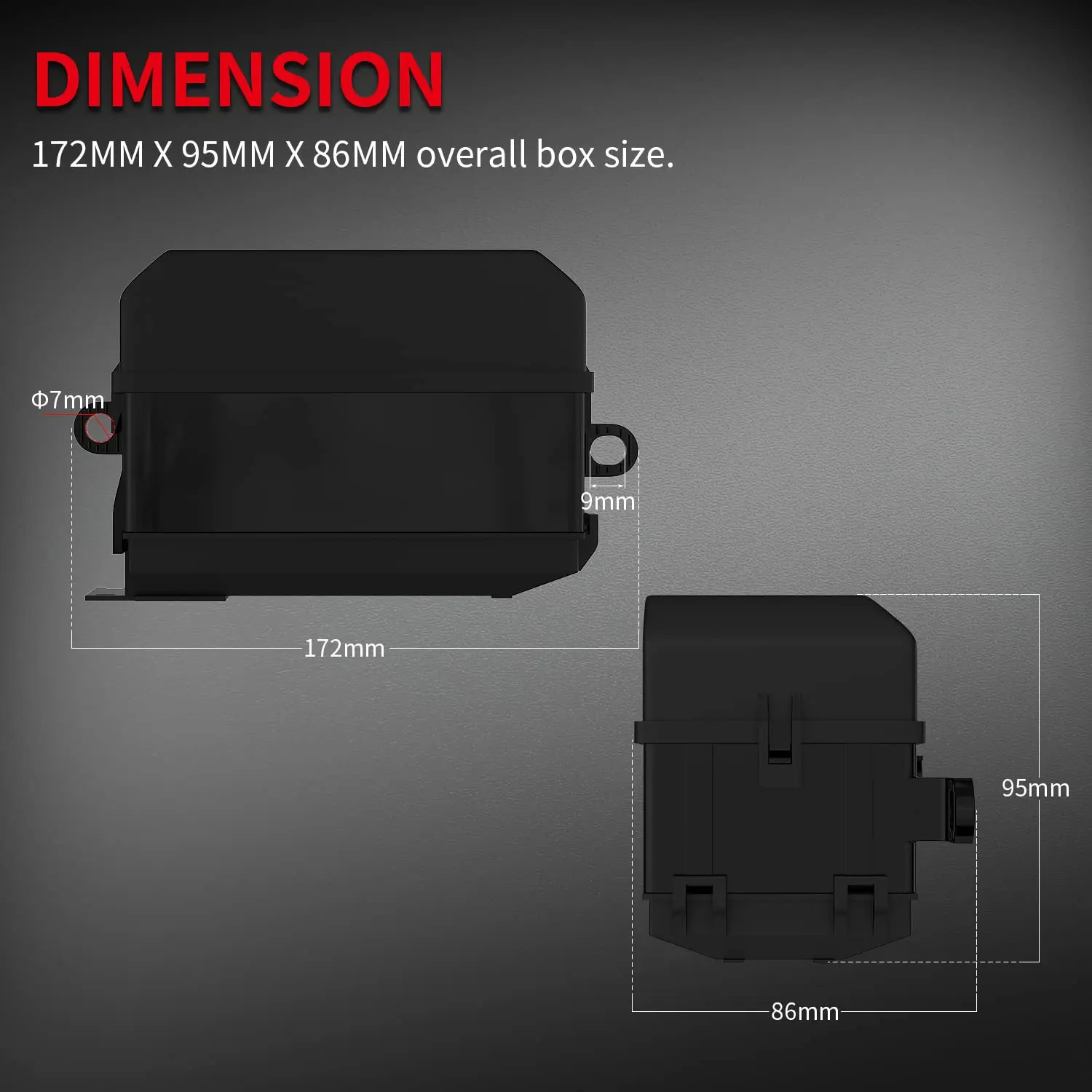 12v caixa de rele 6 slots rele 01