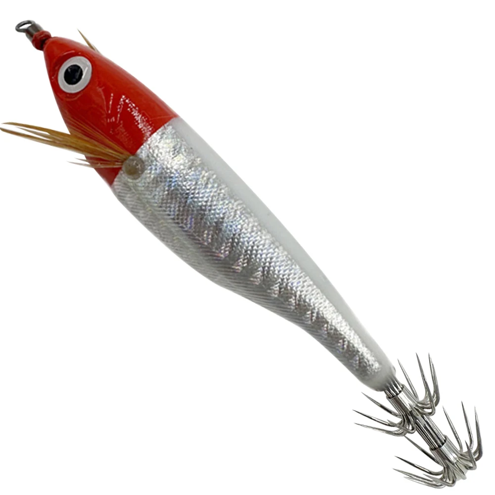 Fluorescent Fishing Lure ABS Octopus Fishing Baits Horizontal Luminous Floating Lure for Night Fishing Freshwater