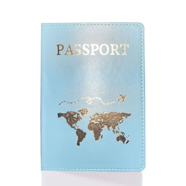 Elegant World Map Passport Holder – Stylish Travel Accessory & Ideal Wedding Gift