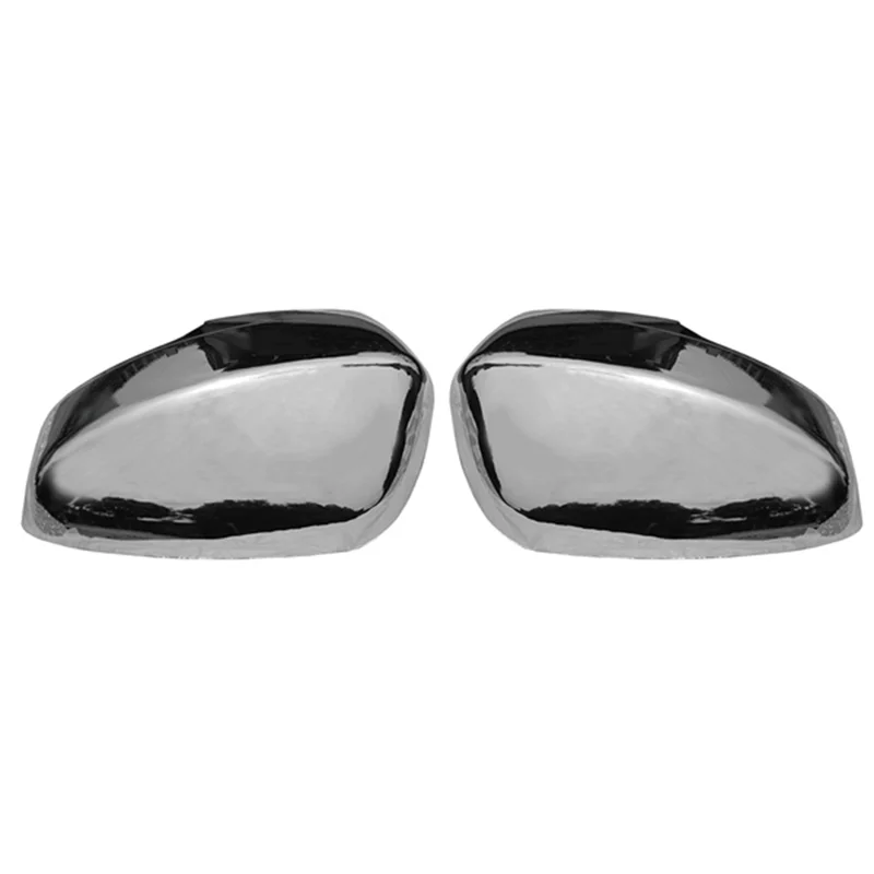 

Chrome Rearview Side Glass Mirror Cover Trim Frame Side Mirror Caps Replacement for Mitsubishi Xpander 2017