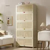 Nordic Minimalist Kitchen Cabinet Household Multi-layer Storage Kitchen Cabinets Multi-functional Floor-standing Storage Cabinet 2