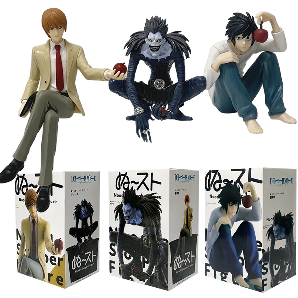 16CM Anime DEATH NOTE RYagami Light Noodle Stopper Figur Modell Desktop-Dekoration Hobby-Sammlerstück Weihnachts- und Geburtstagsgeschenk