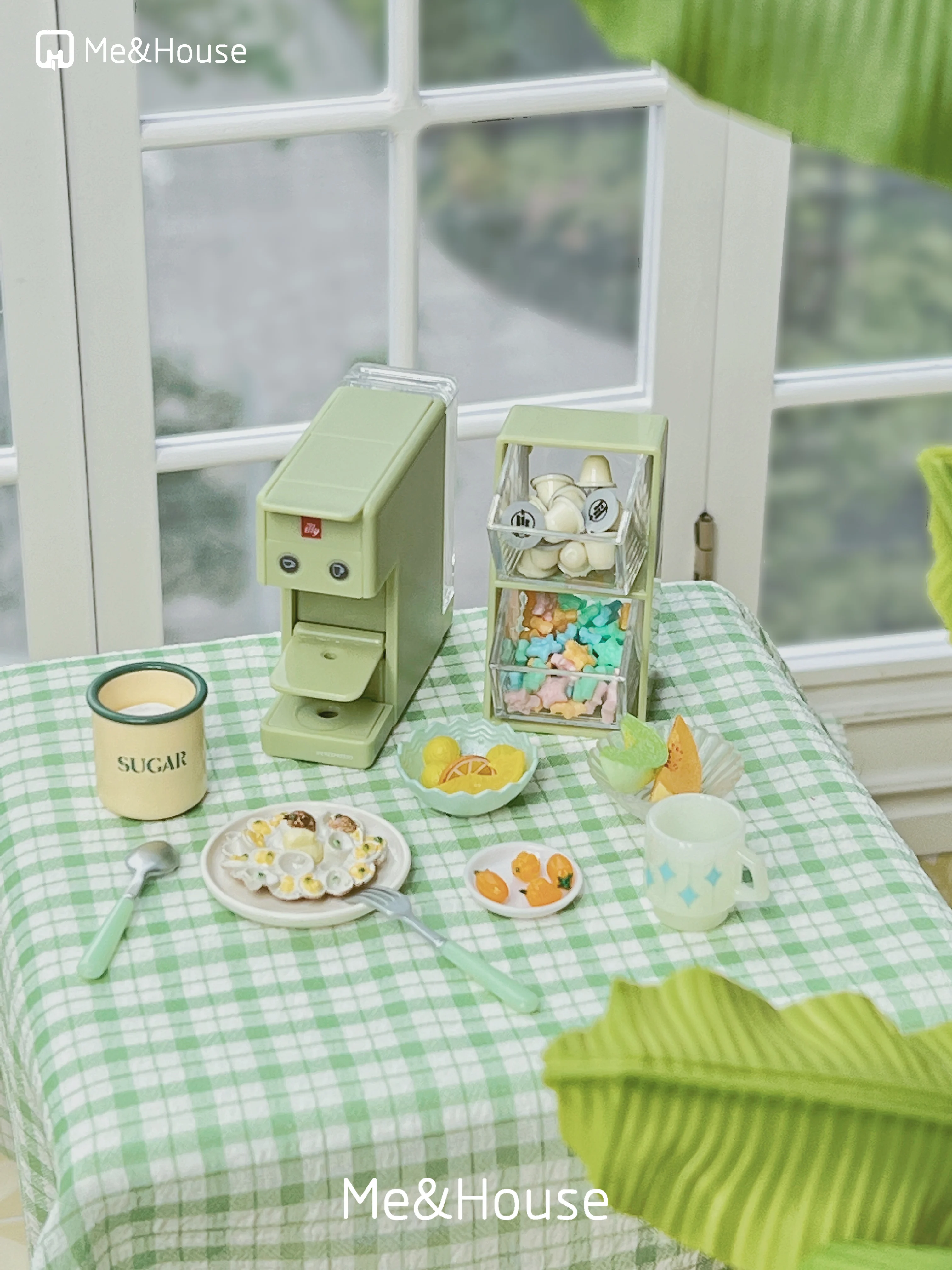 1/6 doll house model furniture accessories mini model  Capsule rack/coffee storage frame（The shell needs to be used with drawer） 2