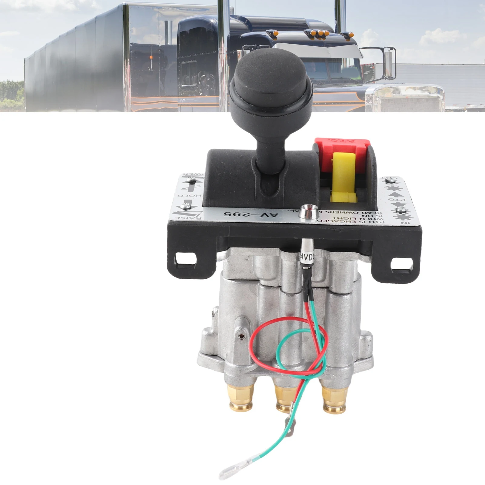 Dual Valve PTO  Copper  Efficient Power Take Off Hoist Air Shift Control Valve AV295 for Dump Truck Tipper