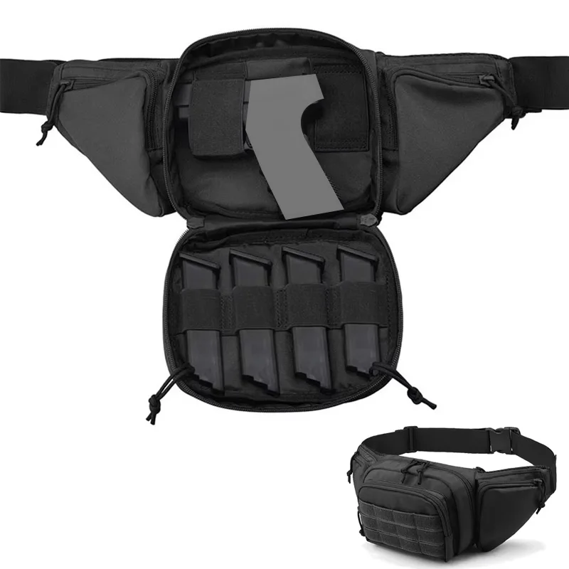 Waterproof Tactical Waist Bag for Men Outdoor Camping Hiking