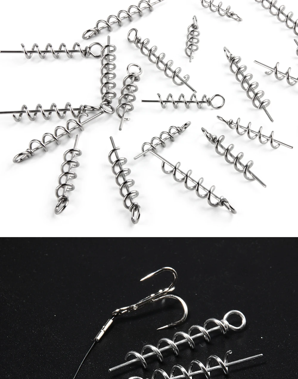 Esche In Gomma Shallow Screw Per Lucci E Persici Spirali K.P Baits - Foto 2