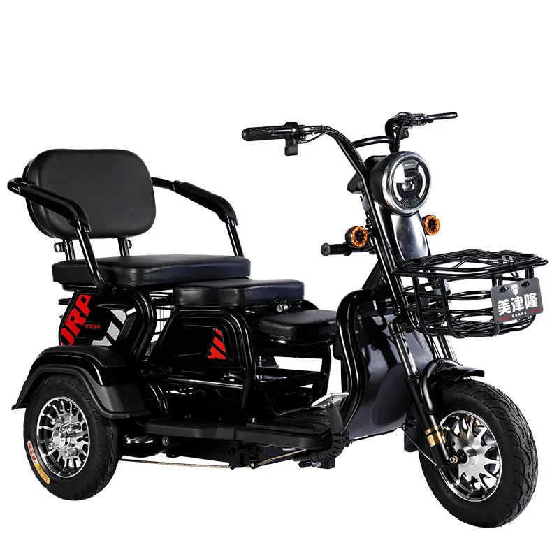 Electric Pick-up and Drop-off Tricycle for Children and Adults, Small Elderly Assisted Cargo, Household, New