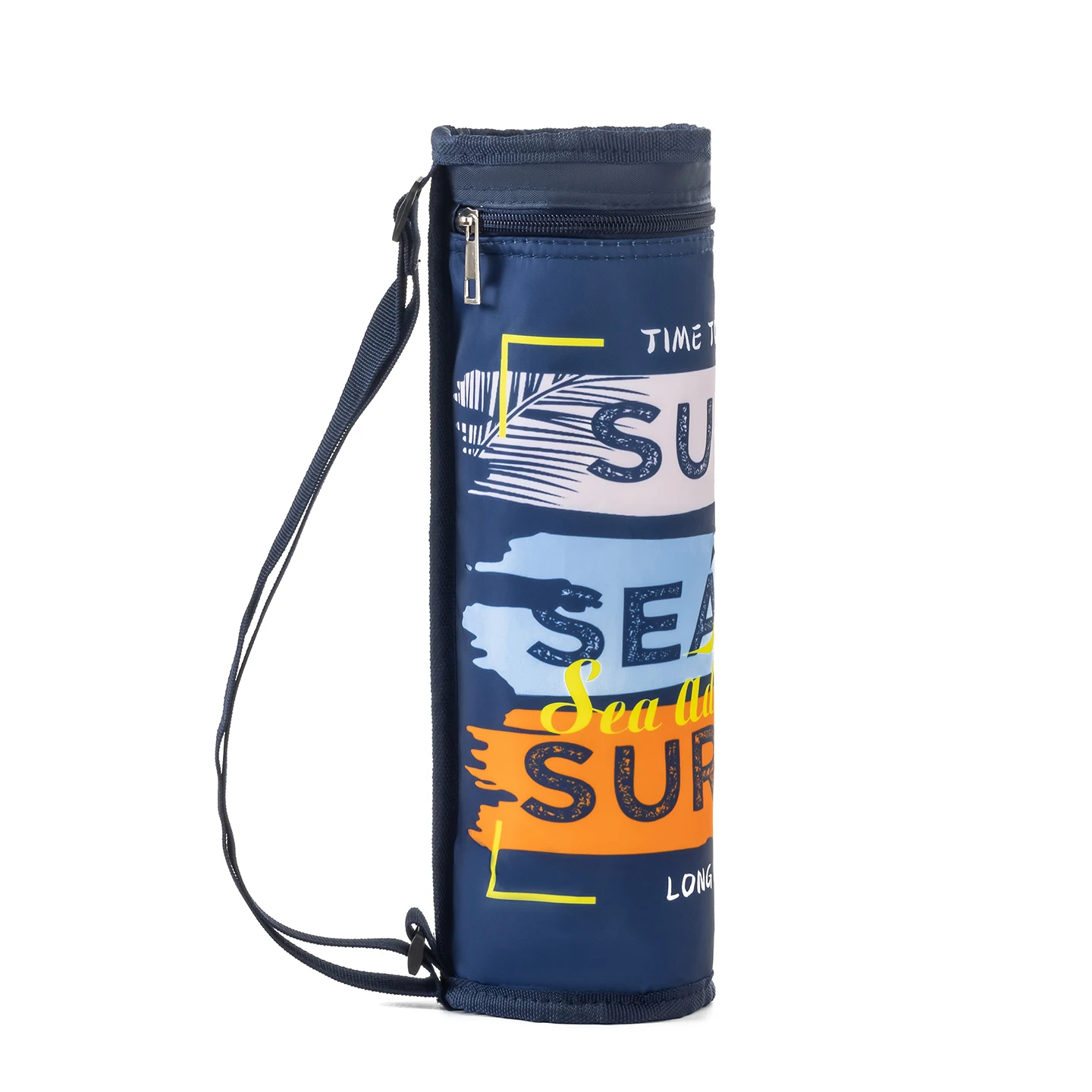 Insulated Portable Water Bottle Cooler Bag - Collapsible Outdoor Travel Sleeve Warmer